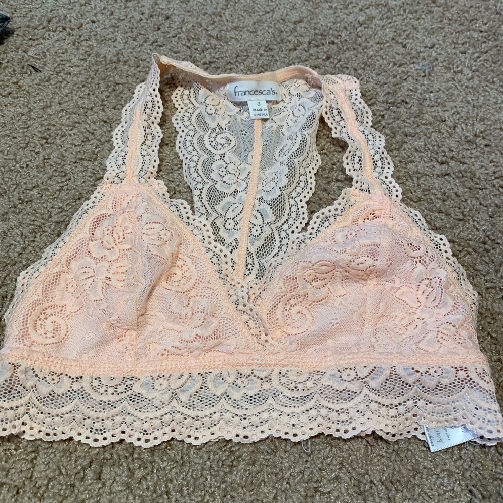 Light Pink Lace Bralette